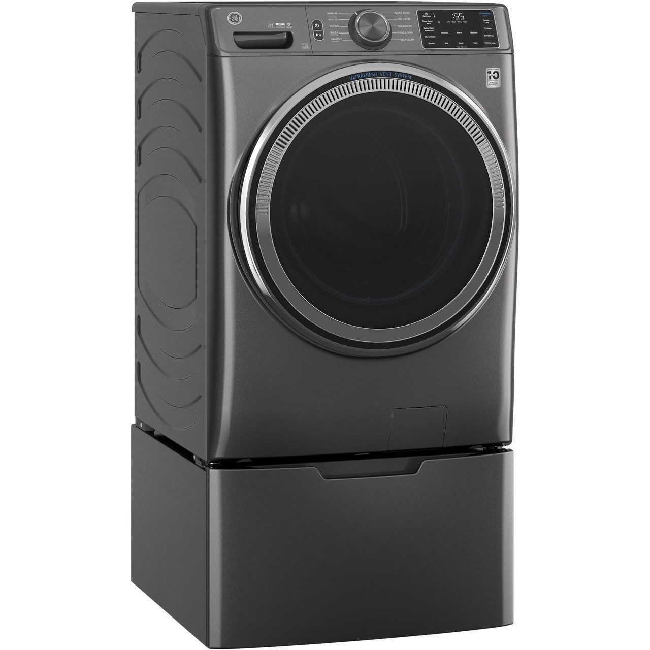 GE Appliances GE® 4.8 cu. ft. Capacity Smart Front Load ENERGY STAR